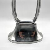 Modernist cast aluminum candle holder • 1980