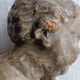 Gilded and silvered wooden angel's head, 18th century