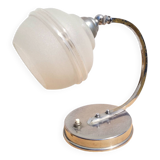 Table lamp circa 1940 frosted globe