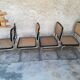 4 chaises b32 cesca de Marcel Breuer