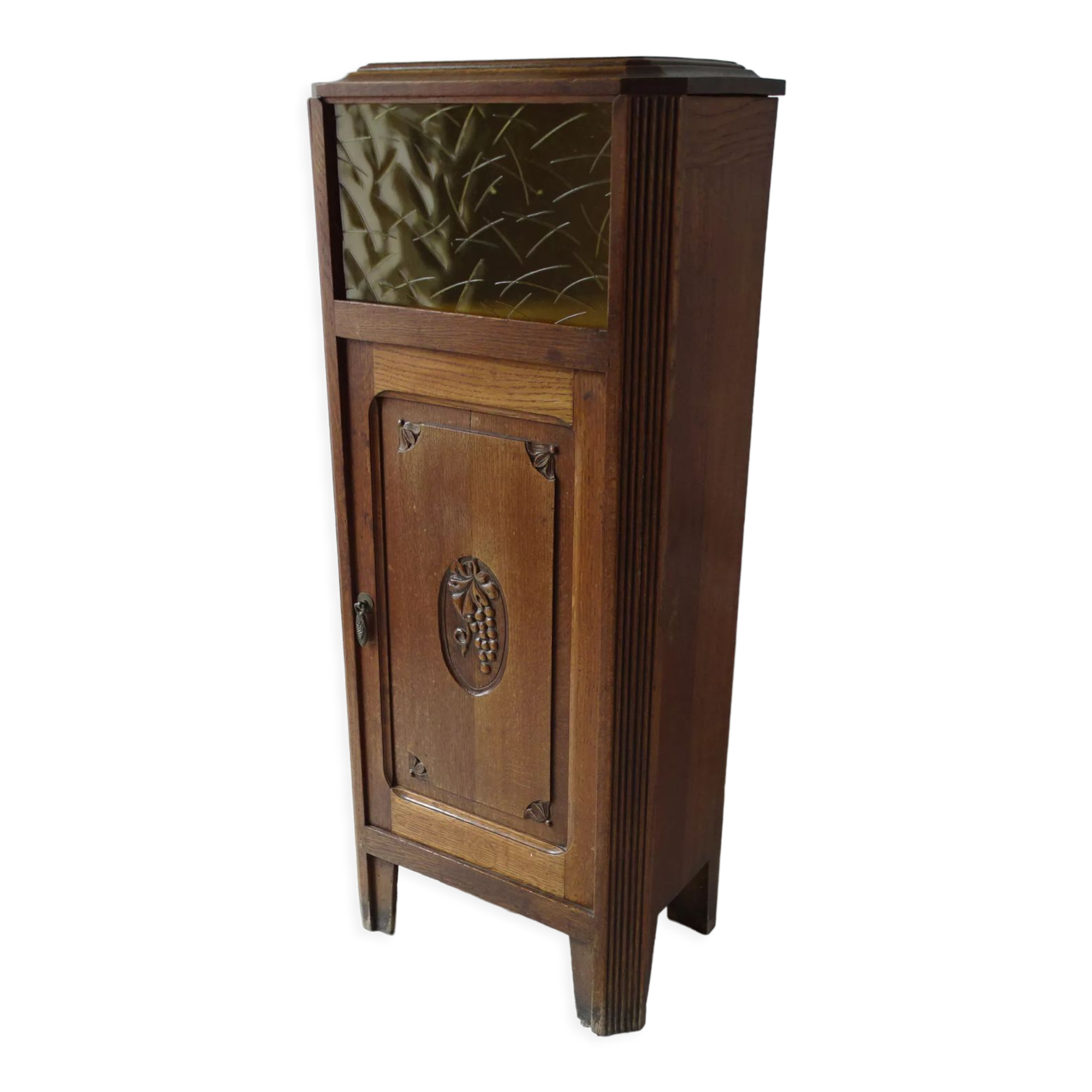 Showcase sideboard art deco in solid oak