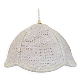 Suspension abat-jour vintage fleur