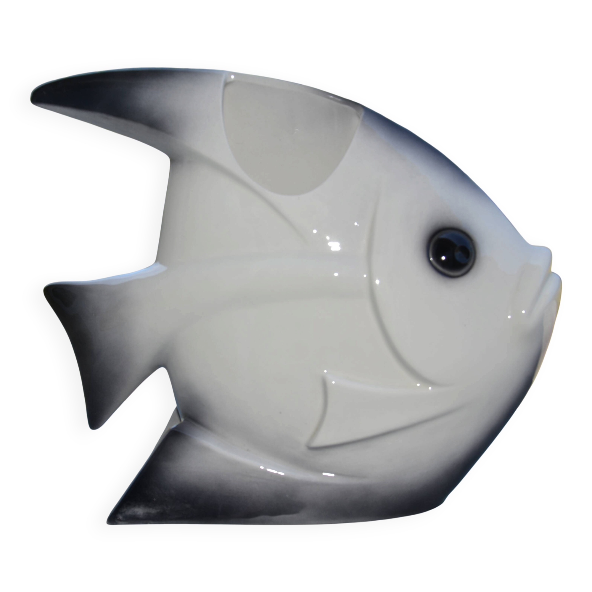 Large vase/sculpture fish from the 1960s.