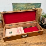 Large bamboo marquetry box