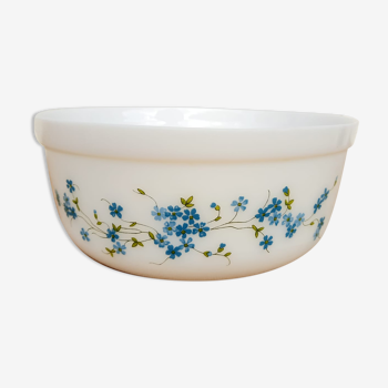 Salad bowl Arcopal model myosotis Veronica vintage