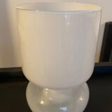 Vintage opaline mushroom lamp