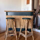 Vintage rattan bar