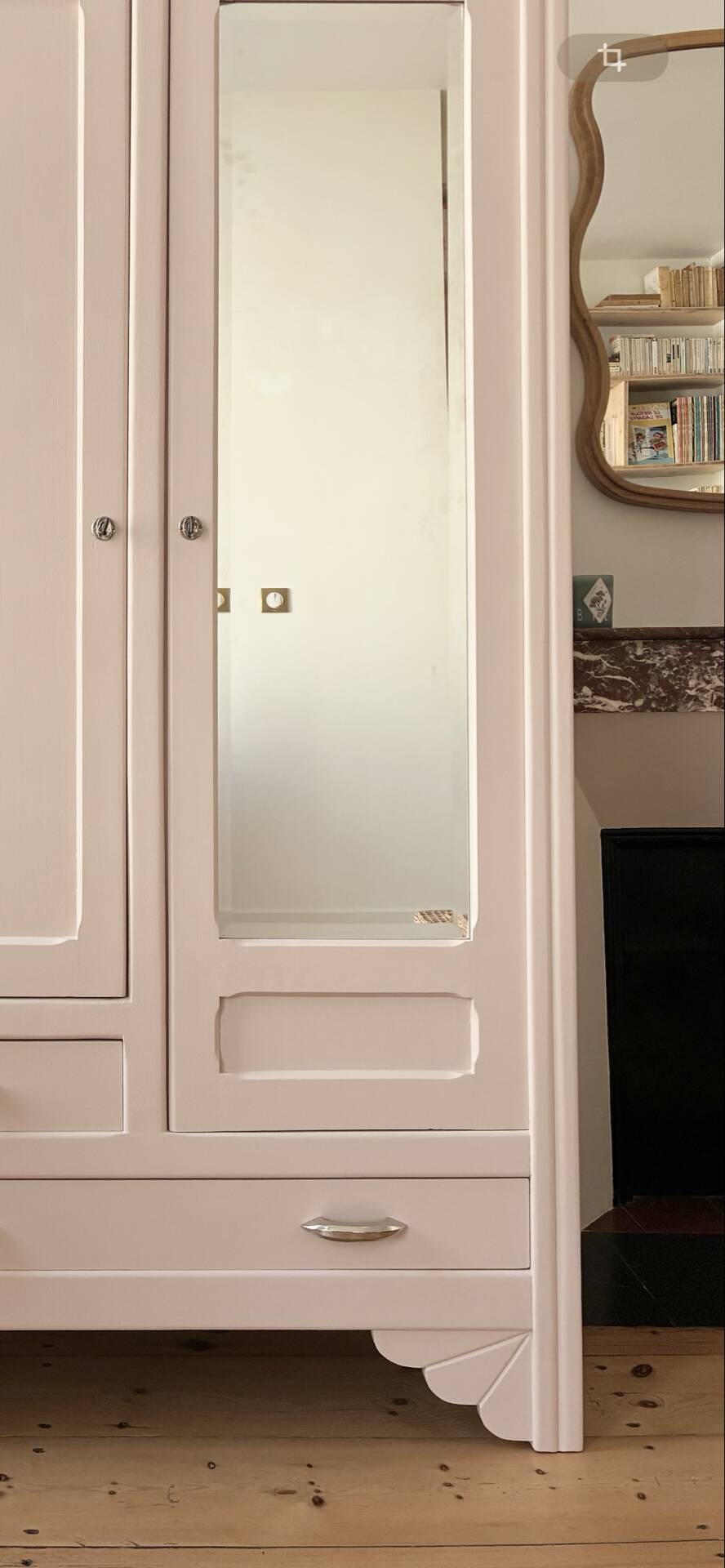 Colourful Art Deco wardrobe