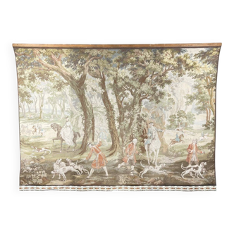 Wall tapestry "Hunting Scene", Louis XV style, 20th century