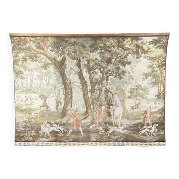 Wall tapestry "Hunting Scene", Louis XV style, 20th century