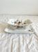 Saucière rectangle en porcelaine de Limoges Haviland décor d'oiseaux
