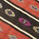6x9 Red Cream Handmade Wool Vintage Rug, 178x274Cm
