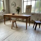 Farm table pine and walnut 2m