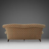 Extra large Victorian sofa and ottoman 1890