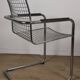 Pair of vintage chrome metal armchairs, 1970