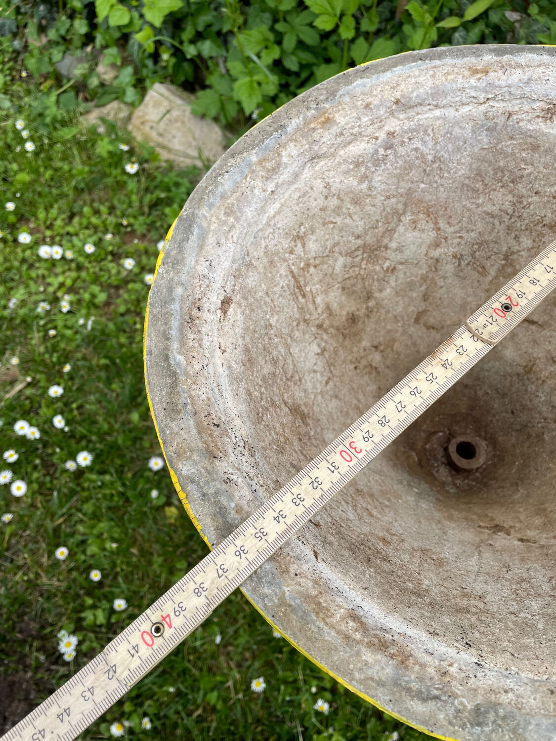 Set of 3 planters in fiber cement Willy Guhl