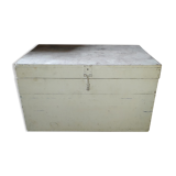 Coffre blanc en bois