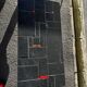 Vintage slate coffee table by Pierre Lèbe, 1960
