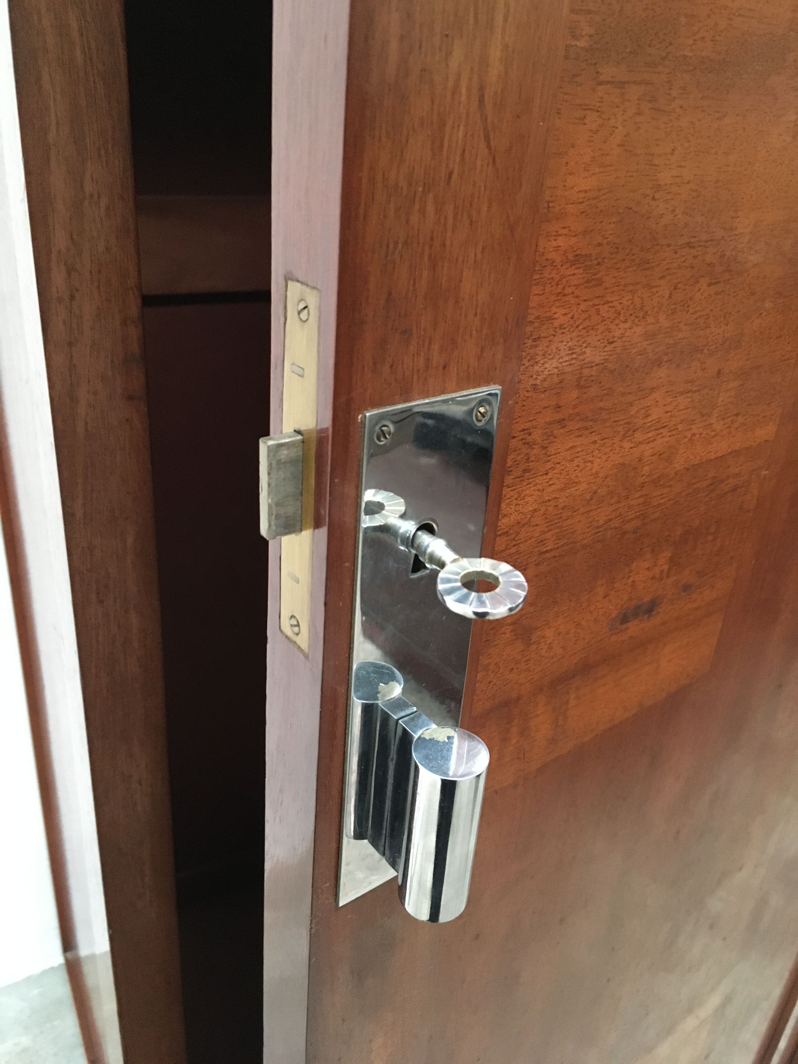 Wooden wardrobe