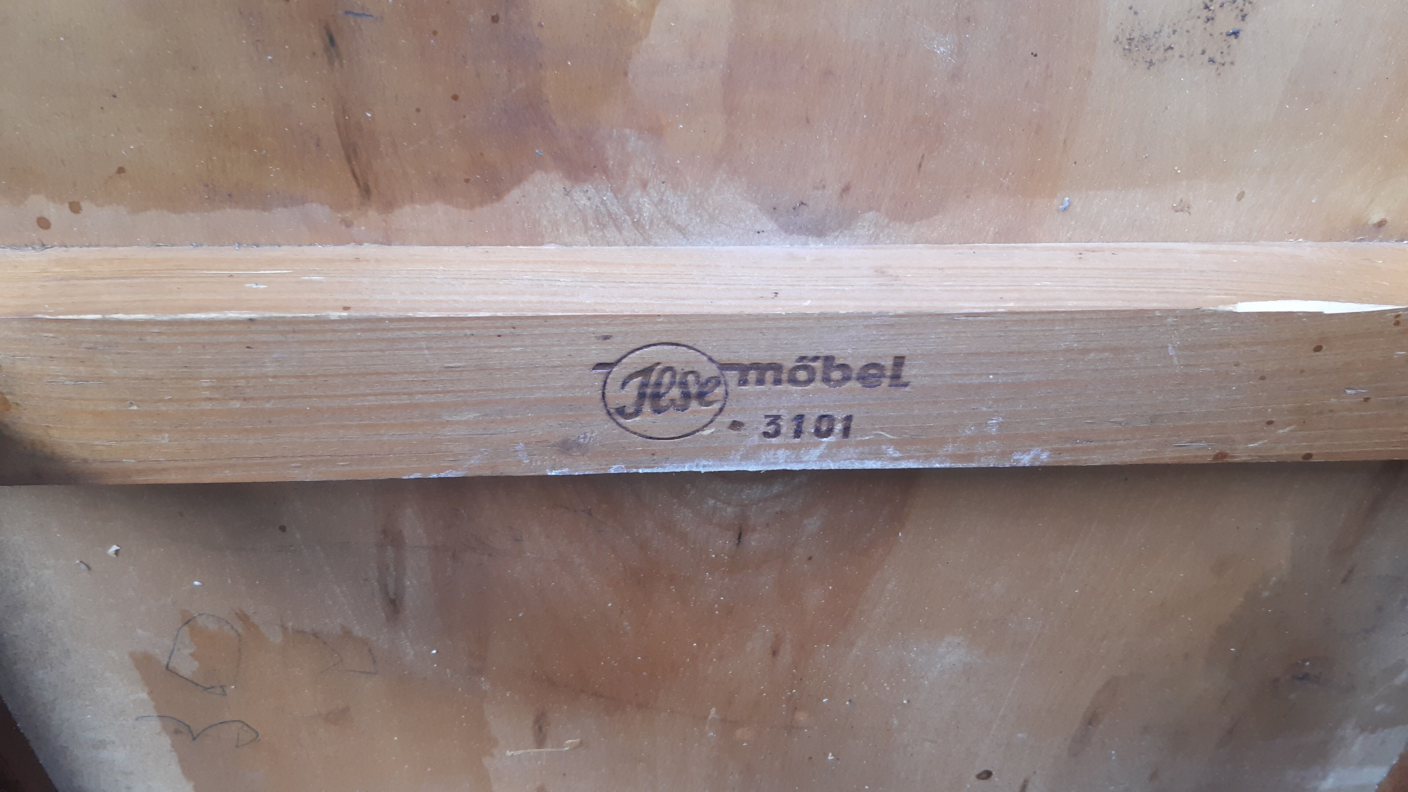 Coffee table Ilse Möbel 1960