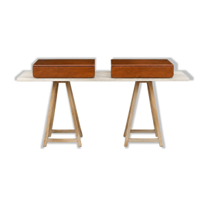 paire de chevets suspendus - 1960