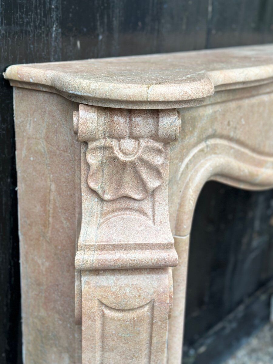 Louis XV style fireplace circa 1980