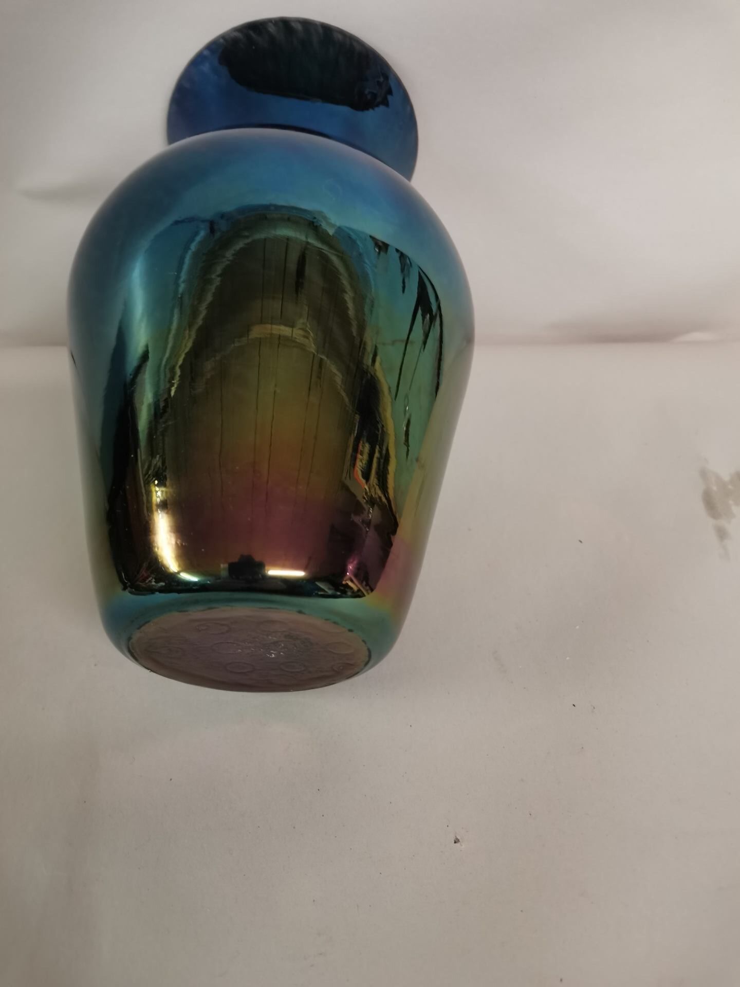 Iridescent vase, Loetz glassware