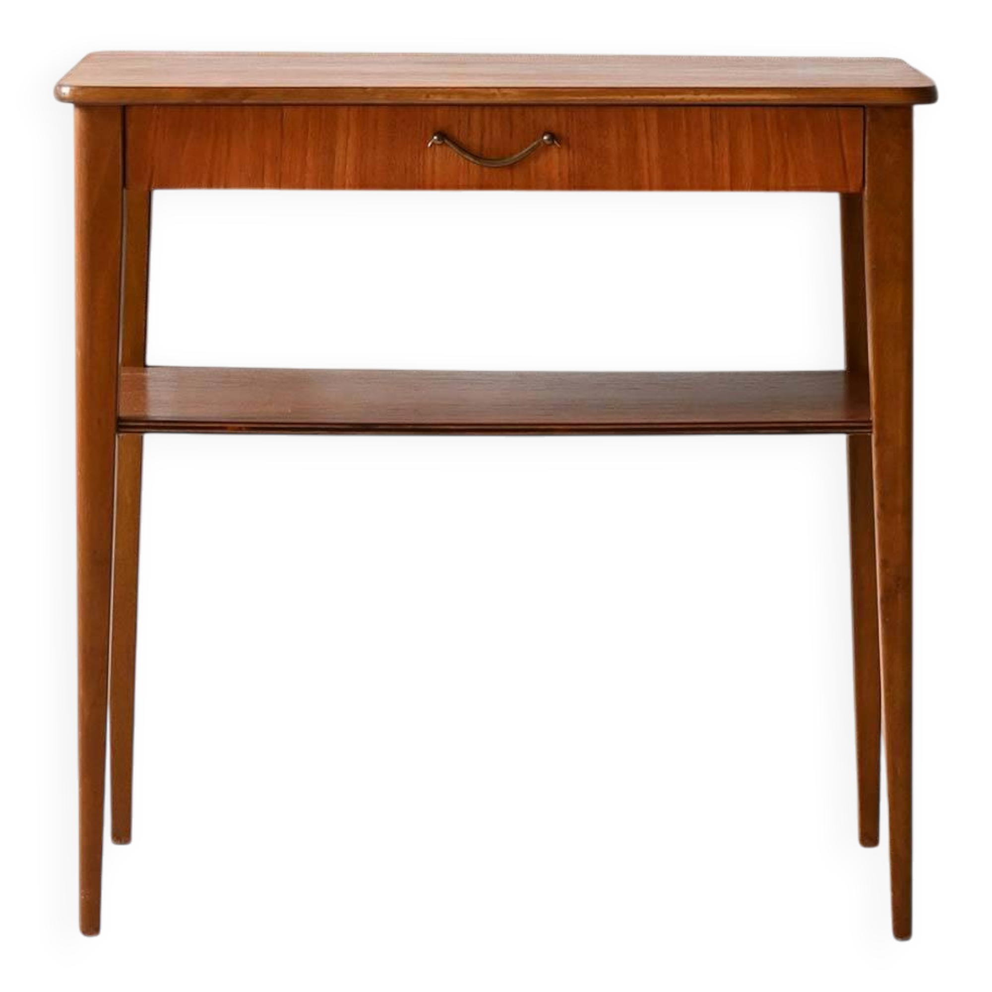 Vintage Scandinavian teak nightstand Björkås Möbelfabrik