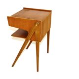 Teak bedside table, Sweden, 1950