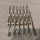 12 silver-plated snail forks by Christofle Spatours