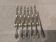 12 silver-plated snail forks by Christofle Spatours