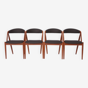 Set of 4 Kai Kristiansen model 31 chairs danish 1960s