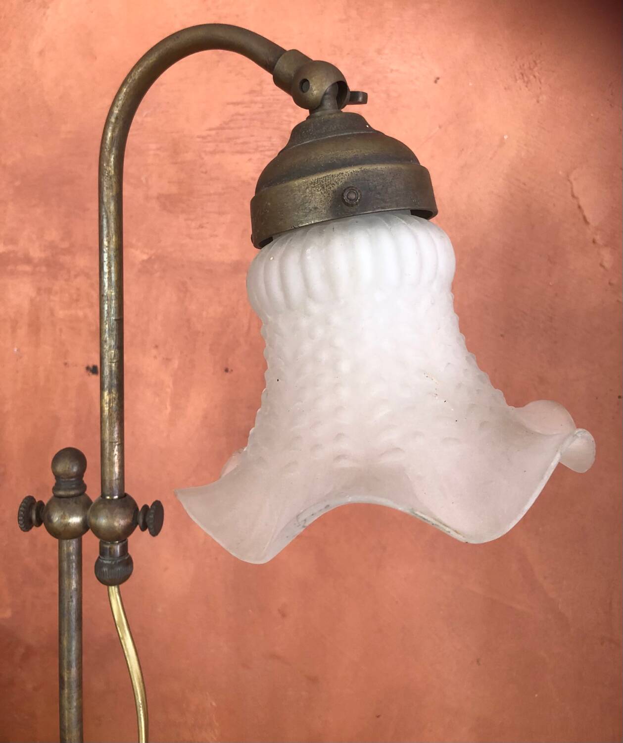 Bolzonella bronze tulip desk lamp