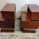 Pair of Scandinavian bedside tables from the 70s
