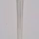 Art Nouveau French Gladioli Fluted Glass Vase, 1920s