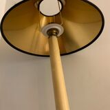 Pair of blackened wooden lampposts Napoleon III