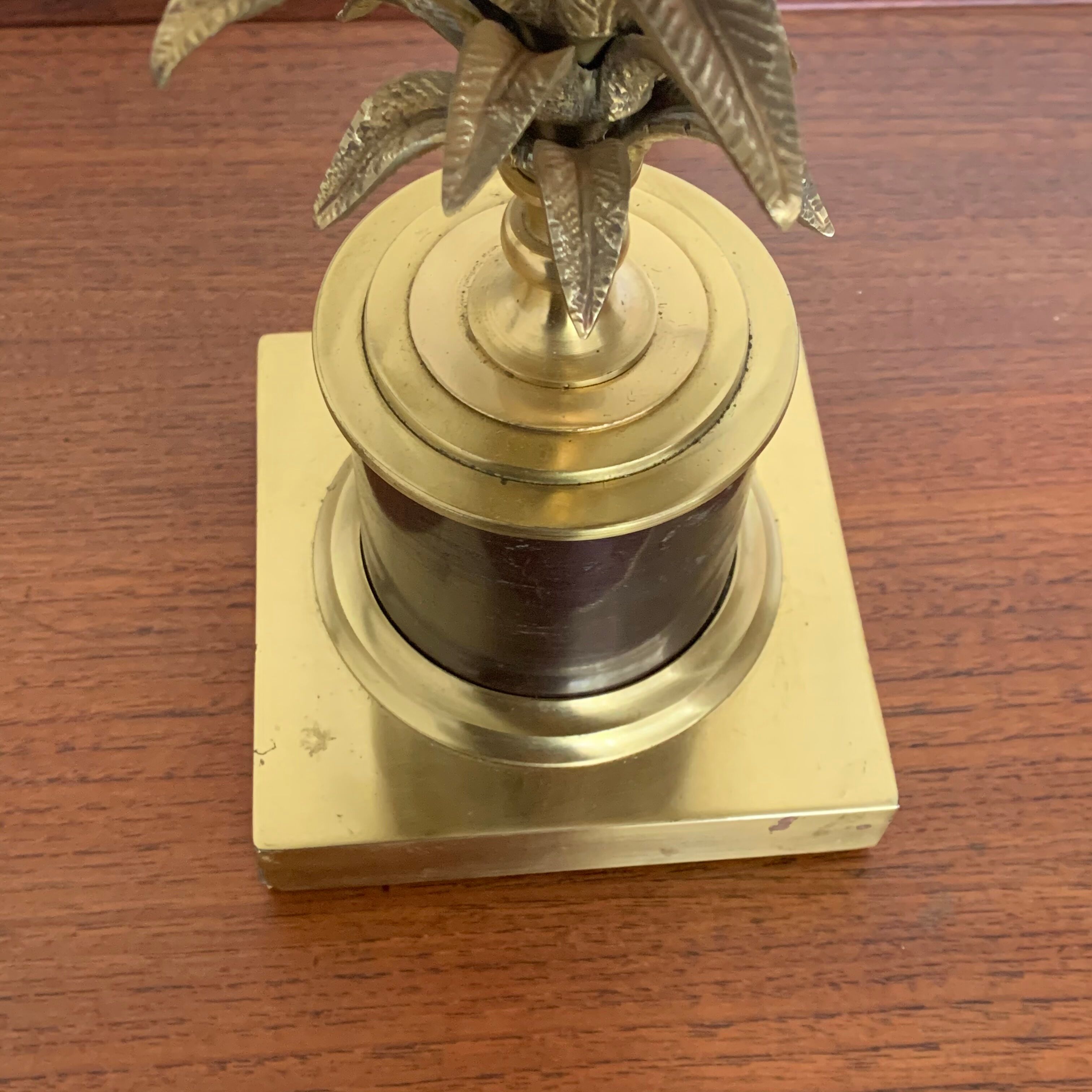 Pineapple lamp in bronze style Maison Charles