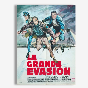 Poster movie original 1963.grande evasiion, Steve McQueen