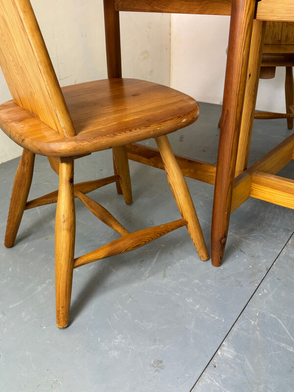 Ensemble de salle à manger design scandinave vintage par Eero Aarnio pour Laukaan