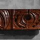 Carved wooden wall panel by Gianni Pinna, Italy, 1970s