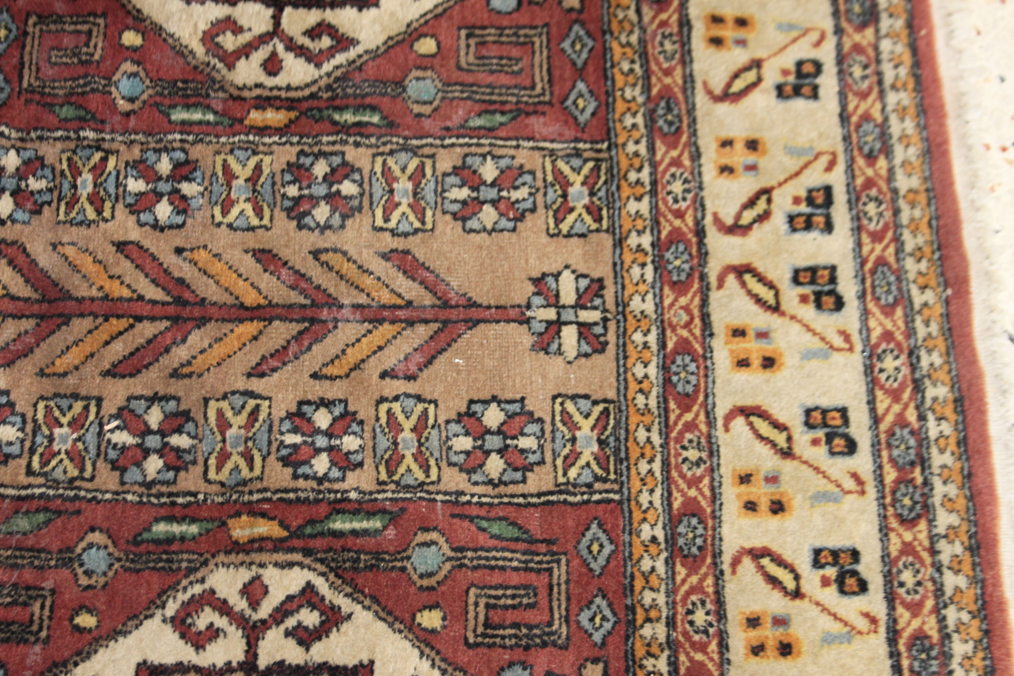 Ancien tapis oriental 200x122cm