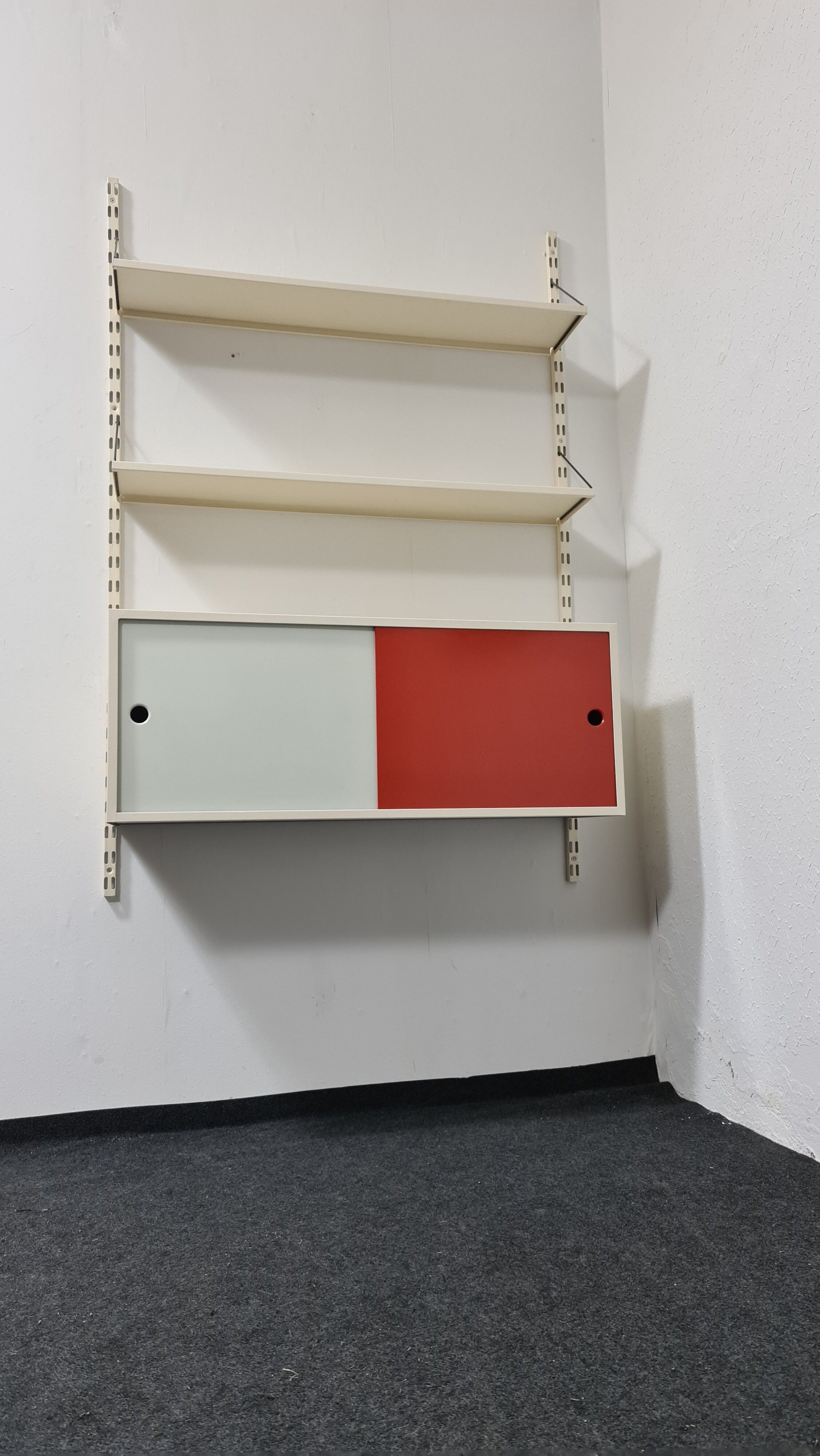 Vintage metal wall unit by Tjerk Reijenga voor Palistro Holland