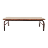 Table basse Mobilor vintage rénovée, années 50-60