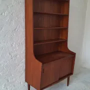 Danish teak bookcase Johannes Sorth attr., 1960s