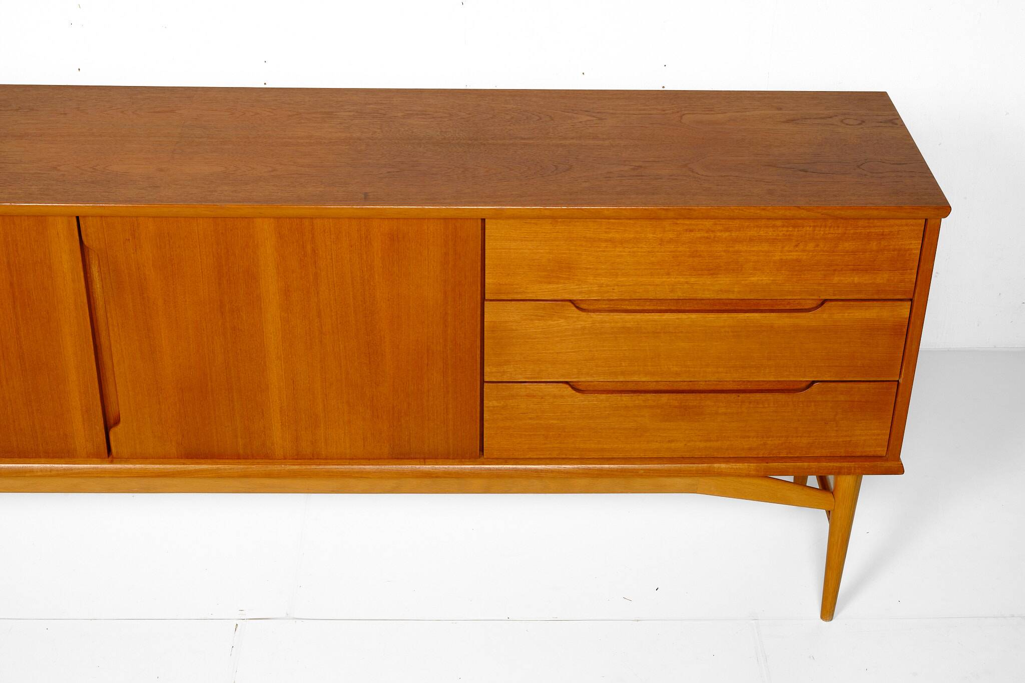 Teak enfilade, Fredericia, by Borge Mogensen, built around 1970.