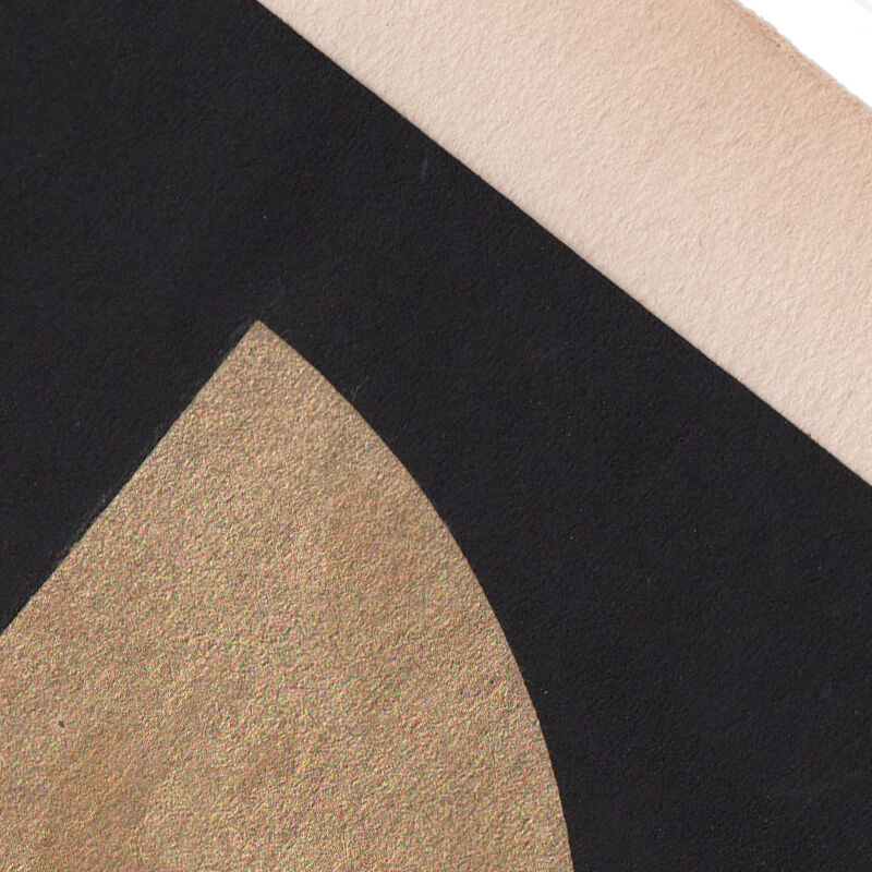 Collage on dated and signed paper without frame C147