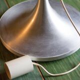 Space Age aluminum suspension, saucer suspension, vintage ceiling lamp, ceiling lamp