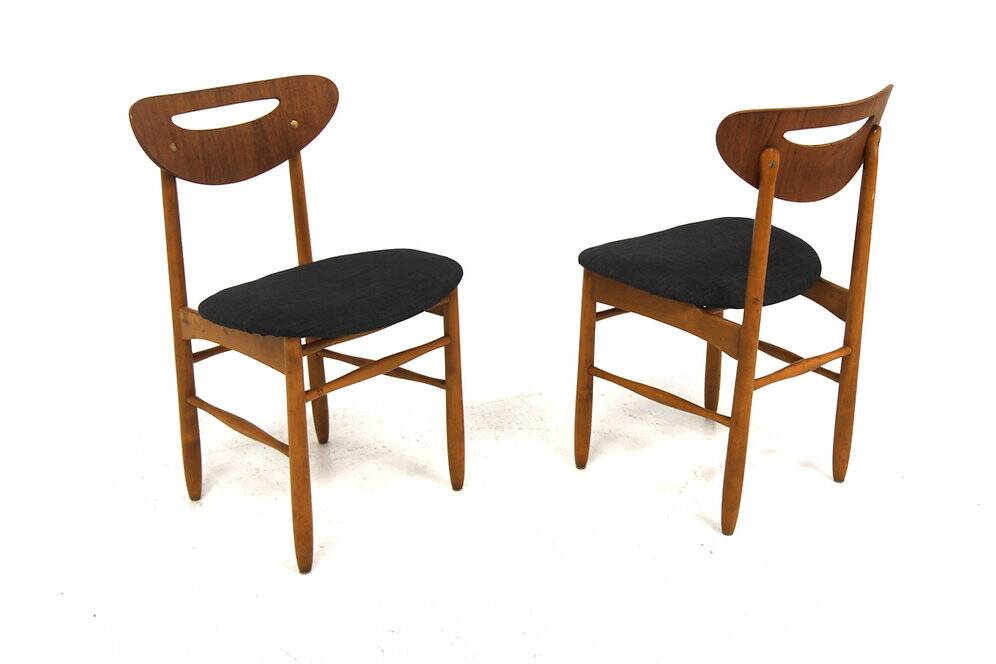 Set of 2 teak chairs, AB Nässjö, Stolfabrik, Sweden, 1960