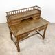 Antique carved oak breton desk France 19th century