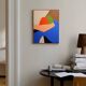 Figurative painting on stretched canvas "in your arms" by Bodasca